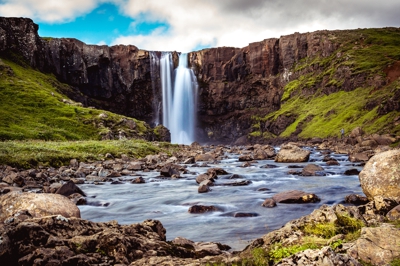 Gufufoss — Iceland waterfall
