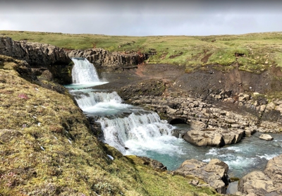 Slæðufoss — Iceland waterfall
